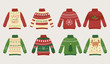 © Stockgiu - christmas ugly sweaters party differents design