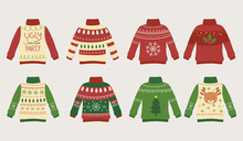 Christmas Ugly Sweaters Party Differents Design