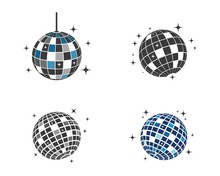 Disco Ball Icon Vector Illustration Design