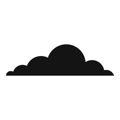 Poster - Sky cloud icon. Simple illustration of sky cloud vector icon for web design isolated on white background