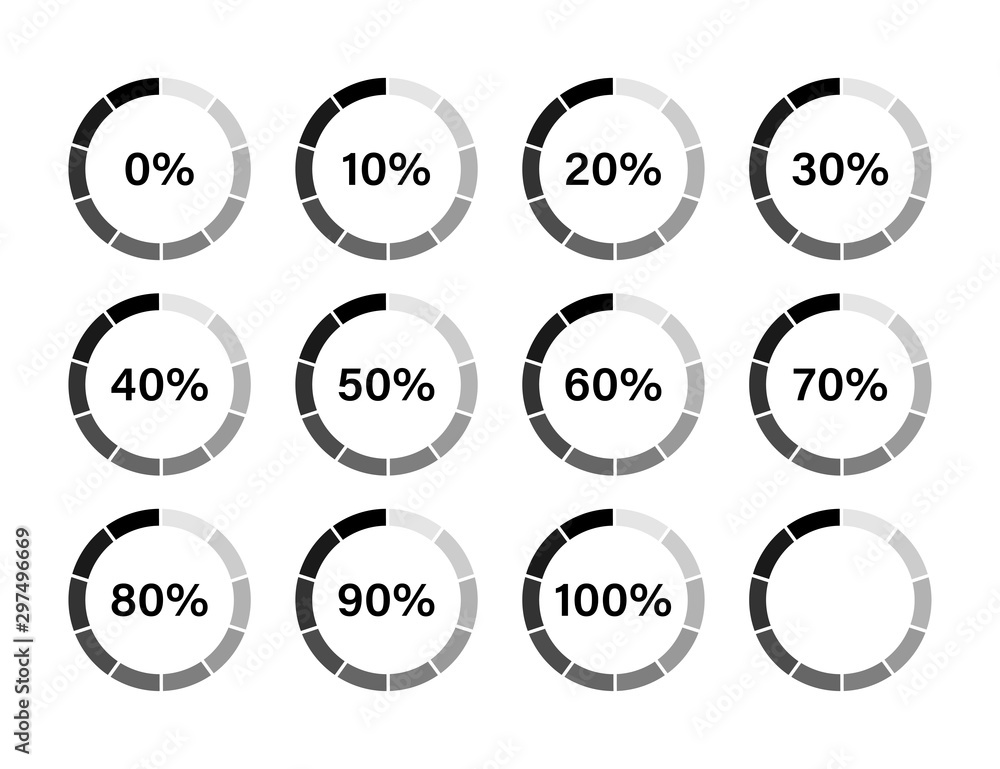 Loading process indicator isolated vector concept design. Technology ...