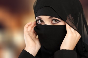 Canvas Print - Niqab.