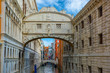 view of the bridge of sighs. Venice. Italy