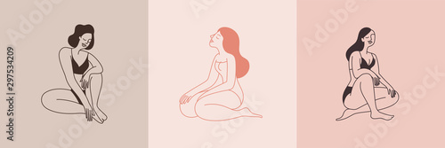 Cuadros en Lienzo Beautiful female figure