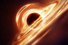 An Illustration Of What A Black Hole With An Accretion Disk May Look Like Based On Modern Understanding. 