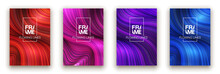 Modern Colorful Flow Poster. Wave Liquid Shape Color Background. Art Design For Your Design Project. Vector Illustration EPS10