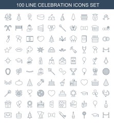 Sticker - 100 celebration icons