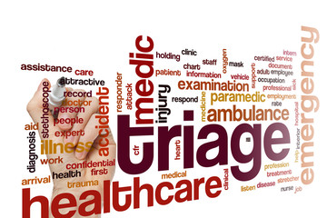 Sticker - Triage word cloud