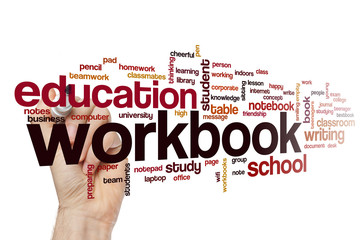 Sticker - Workbook word cloud