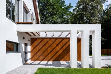 Modern home entrance