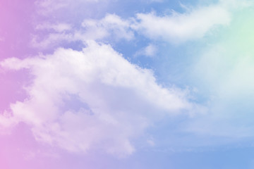 Wall Mural - blue sky with clouds