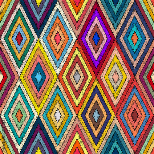 embroidered-geometric-seamless-pattern-handmade-in-bohemian-style-patchwork-hand-drawn-ornament-pricn-for-textiles-wrappers-carpets-ethnic-and-tribal-motifs-vector-illustration
