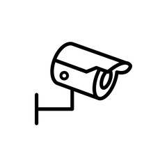 CCTV Icon Vector Trendy Flat Design