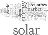 Fototapeta Niebo - Countries on the helm of solar energy technology