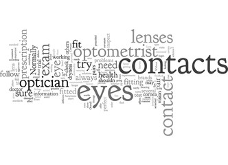 Wall Mural - Contact Lens Eye Exam