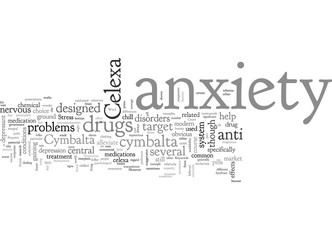 Wall Mural - Celexa And Cymbalta As Anxiety Treatments