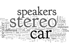 Car Stereo Speaker