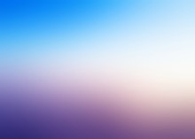 Lavender Field And Blue Sky Defocus Abstract Background. Simple Blurred Pattern. Outdoor Fantasy Illustration.