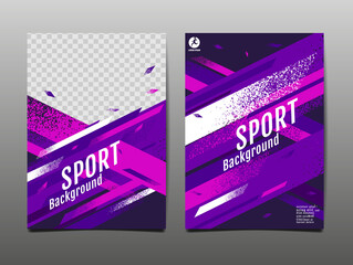 Canvas Print - sport Layout , template Design, Abstract Background, Dynamic Poster, Brush Speed Banner, grunge ,Vector Illustration.