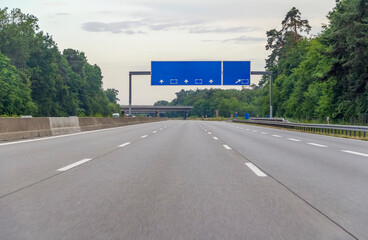 highway scenery in Germany