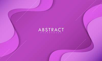 Wall Mural - creative 3d abstract background. paper cut wave style. designed for web, banner, background, wallpap