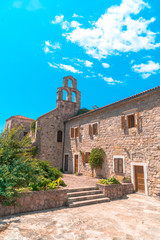 Sticker - Historical Buildings in Citadel Old Town Budva