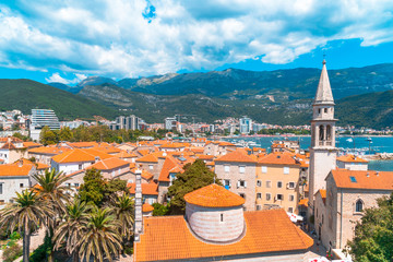 Sticker - Panoramic View of Old Town Budva