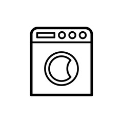 Sticker - washing machine icon