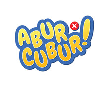 Abur Cubur Logo. Unhealthy Nutrition Warning. Vector Junk Food Concept