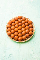 Canvas Print - Traditional Home made Gulab Jamun sweets from India