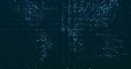 Wall Mural - abstract grid shape background. 3d rendering