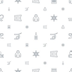 Poster - long icons pattern seamless white background