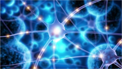 Wall Mural - close-up of virus cells or bacteria on light background