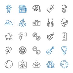 Canvas Print - badge icons set