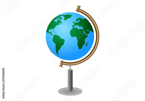 Globo Terraqueo Sobre Fondo Blanco Buy This Stock Vector And Explore Similar Vectors At Adobe Stock Adobe Stock