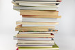 © Stely - Stack of books isolated on white background