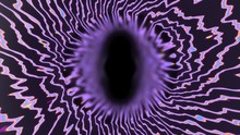 Abstract Purple Black Hole Eye Pulse Background Seamless Loop Animation