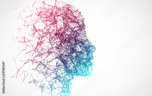 Cuadros en Lienzo Artificial Intelligence concept
