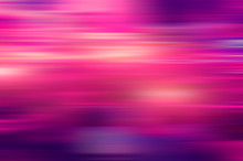 Abstract Blurred Background Of Multicolored Horizontal Pink Lines And Purple Spots.