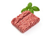 © GSDesign - Raw minced beef meat, isolated on white background