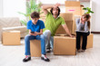 © Elnur - Young family moving to new flat
