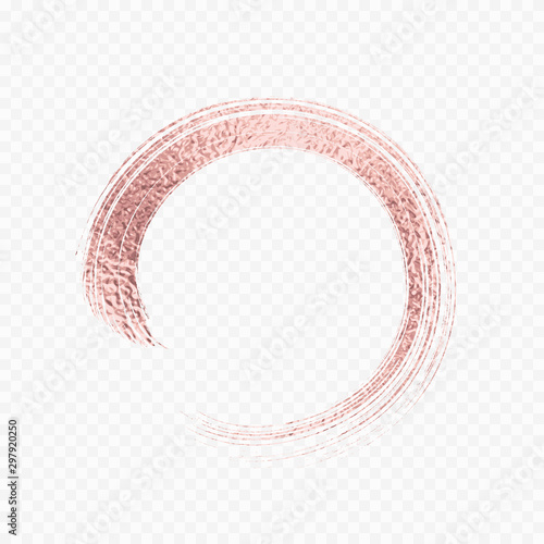 Gold Rose Metal Brush Stroke Pink Circle Frame Isolated On Transparent Background Vector Golden Glitter Mascara Brushstroke Buy This Stock Vector And Explore Similar Vectors At Adobe Stock Adobe Stock