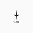 Trident Logo Icon Design Template Vector Illustration