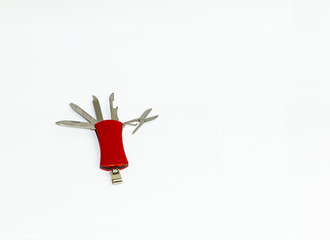 utility pocket tool  isolated on white background