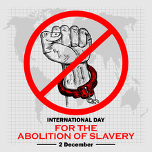 International Day For Abolition Of Slavery, Poster And Banner