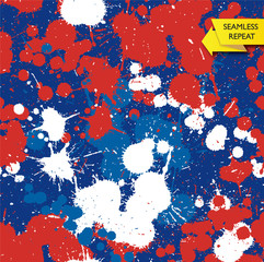 SPLATTER CAMO RED WHITE AND BLUE