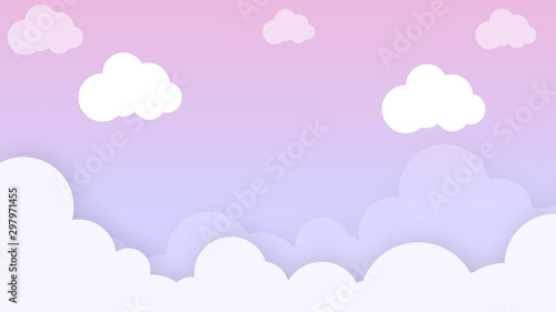 images Purple Sky Background Cartoon https stock adobe com images clouds cartoon on blue sky background concept for children and kindergartens or presentation 297971455 start checkout 1 content id 297971455