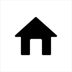 Vector home icon. symbol of house or building with trendy flat style icon for web site design, logo, app, UI isolated on white background