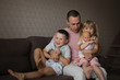 © natalialeb - Lonely divorced dad with two children and a doll