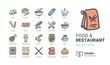 Food & Restaurant vector icons 
